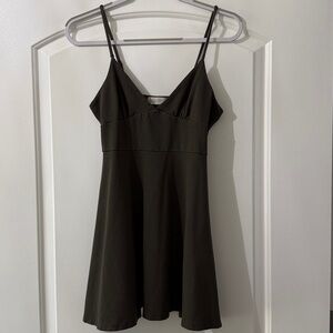 Altar'd State Olive Mini Dress